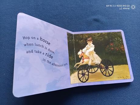 A picnic with monet. board book, 