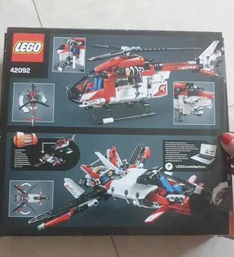 Lego technic 42092  - záchranárska helikoptéra top, 