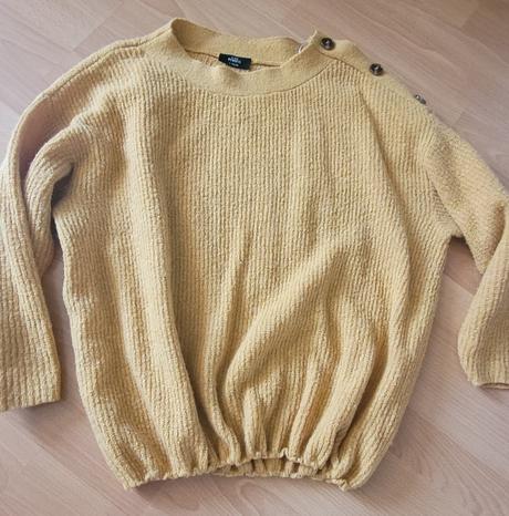 Svetrík zlty, gina,xl