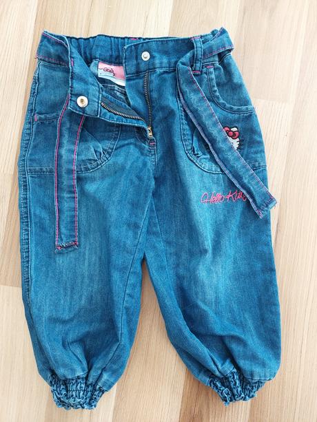 3/4 riflove nohavice hello kitty, hello kitty,128