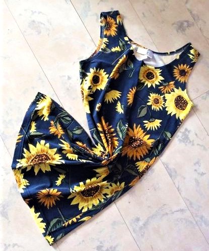 Letné vintage šaty, l