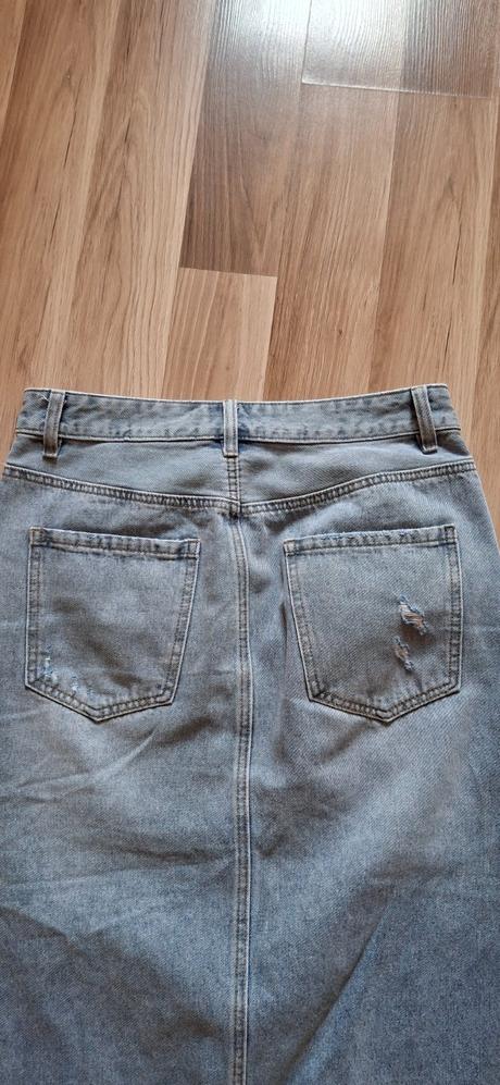 Riflová sukňa midi, gate,38