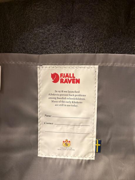 Batoh fjällräven kanken čierno-sivý, fjällräven