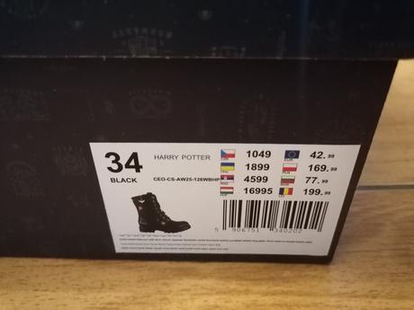Zimné topánky harry potter, 34