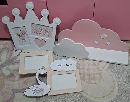 Ramiky na fotky + zavesna policka, 