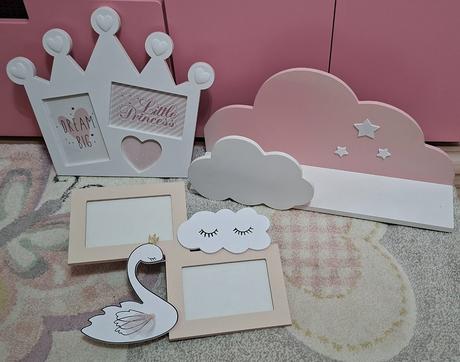 Ramiky na fotky + zavesna policka, 