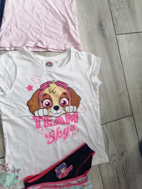 Tričká na leto - 104, leginky s mašličkou - 104, 104