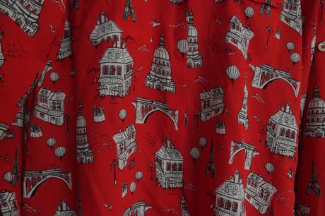 Karl lagerfeld krasna ikonicka bluzka/kosela s-l, m