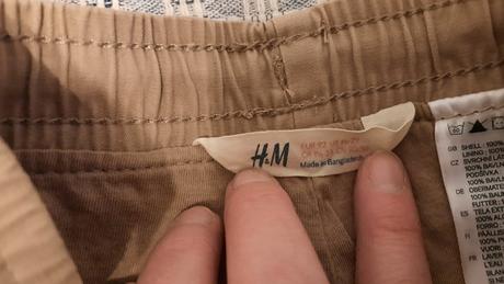 Podšité nohavice/kapsáče h&m 92, h&m,92