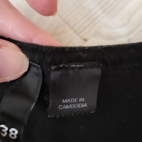 36/38 svetrikove saty s veckovym vystrihom, h&m,36