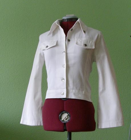 Biela tenká bunda alebo košeľa vel. 34, xs