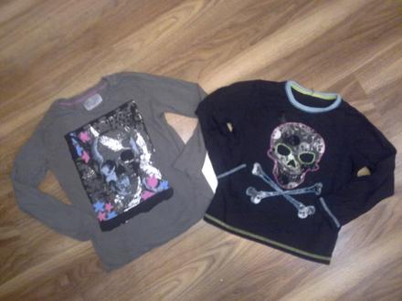 2x smrtkove tricko, cherokee,128