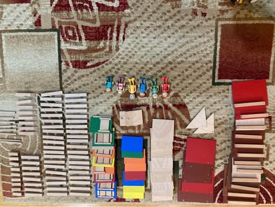 Drevená magnetická stavebnica drevoland, 