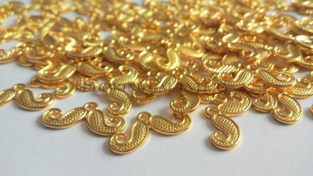 Prívesok fúziky - zlaté, 