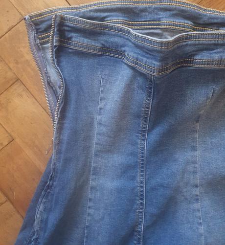 Krásne letné šaty riflové, bershka,164