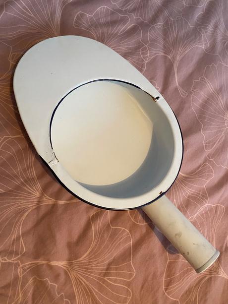 Stará misa nemocničná podložná smaltovaná,