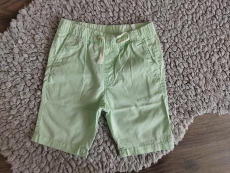 Tenké šortky 122/128, h&m,122
