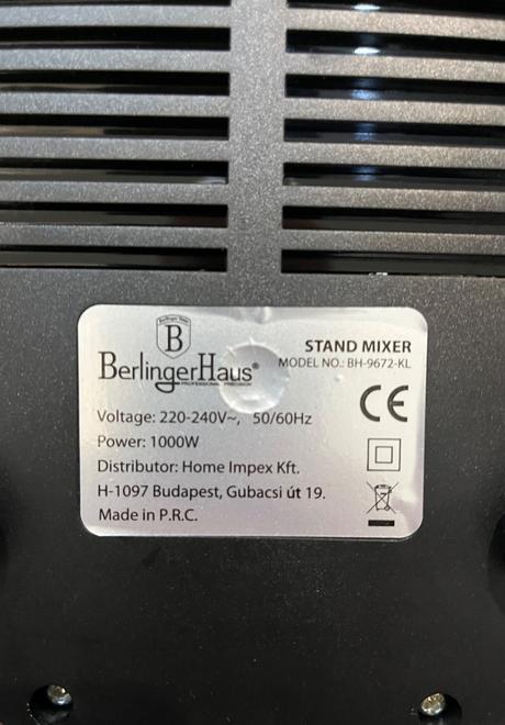 Berlingerhouse kuchynský robot leonardo bh-967,