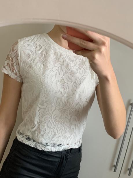 Dámsky cipkovany top, new yorker,m