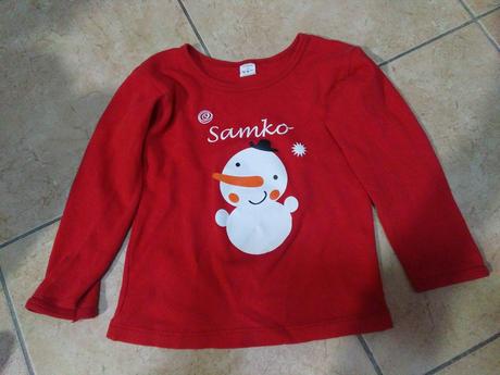 Tricko s dlhym rukavom, velkost 104-110, 104