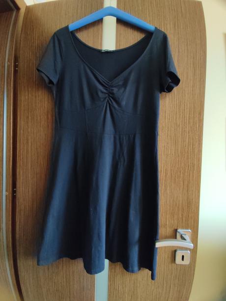 Cierne jednoduche bavlnene saty, calliope, calliope,l