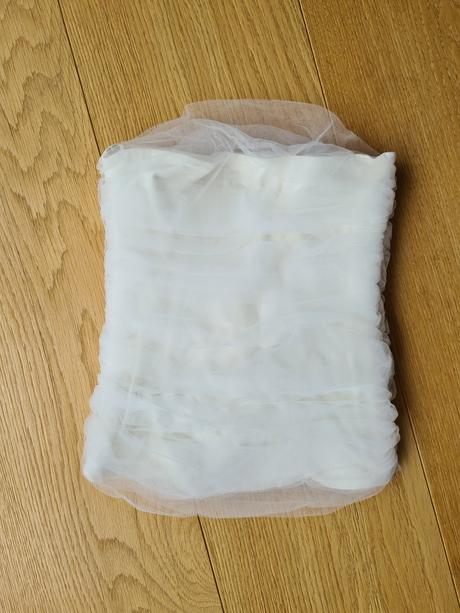 Biely tylový top, xs