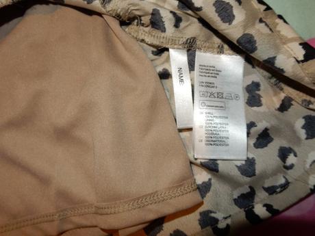 Tigrované šaty, h&m,116