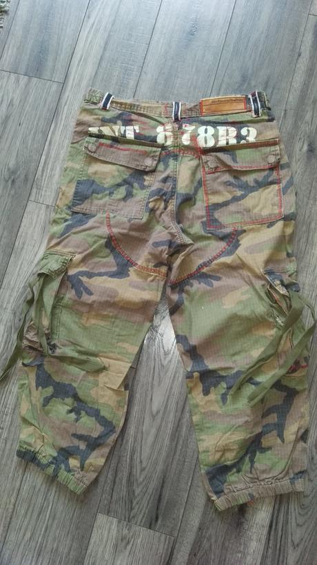 Maskáčové 3/4 kraťasy, m