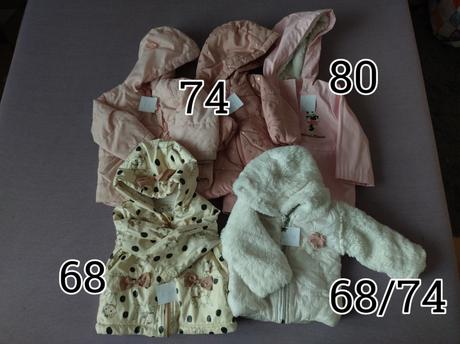 Predam detske/ dojcenske oblecenie, ciapky..., 68–80