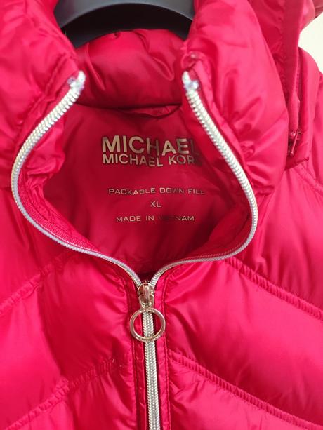 Dámska perova bunda michael kors, xl