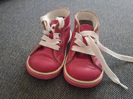 Kožené členkové topánočky pre dievčatko., fare,19