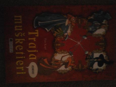 Traja mušketieri komiksová kniha,