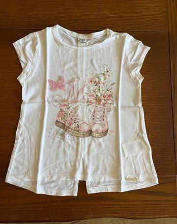 Tričko s teniskami a 3d motýlikom, mayoral,122