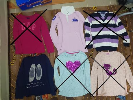 Dievčenské málo nosené tričká v.146/152, 3,-/ks, primark,146