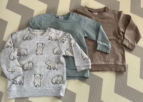 3ks detských mikín h&m, h&m,80