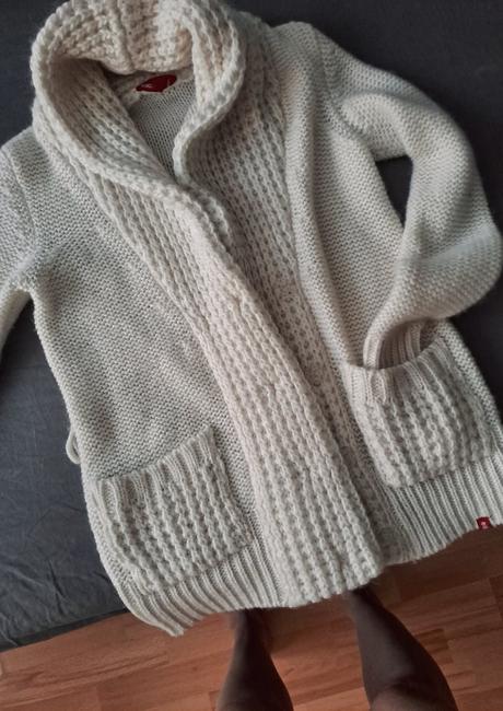 Hrubší sveter/ kardigan, s
