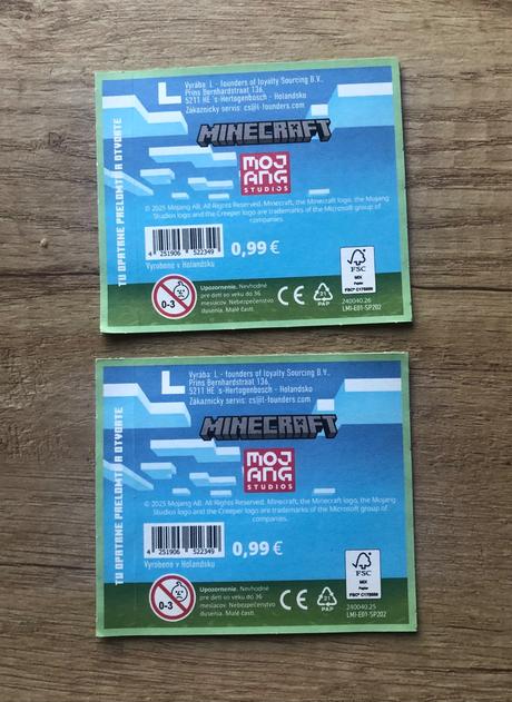 Darujem záložky, dvd, minecraft, kartičky,