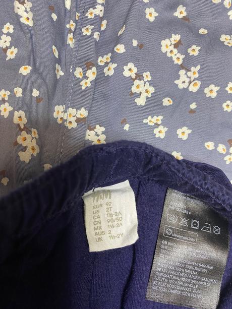 Nove, nenosene, nohavice cislo 92, hm, h&m,92