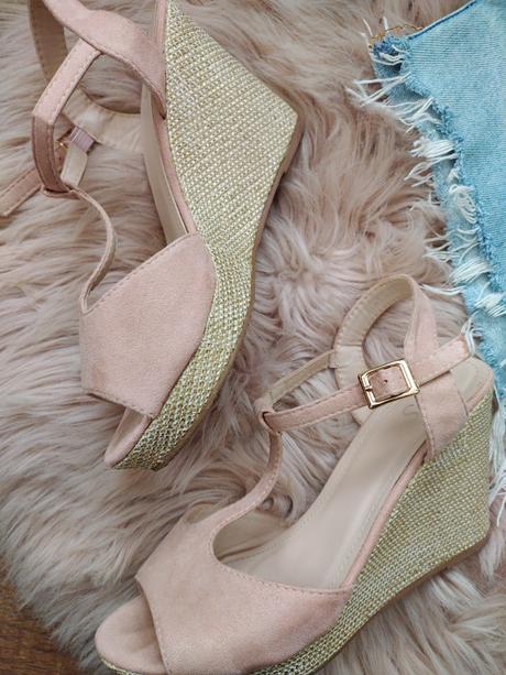 Sandále na plnom opätku, graceland,40