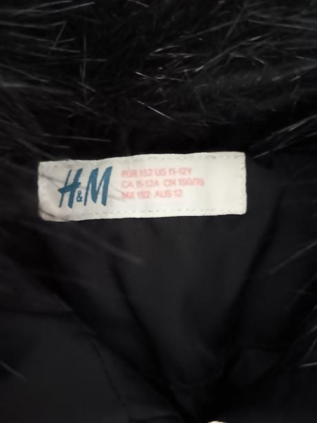 Zimná bunda, h&m,152