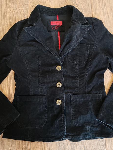 Menčestrové sako, street one,m