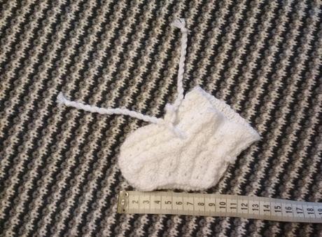 Handmade pletená čiapka a papučky, 62