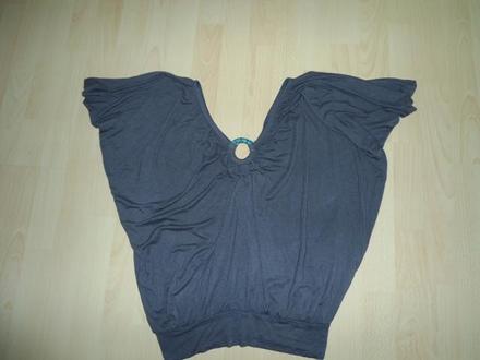 Tmavohnede letne elasticke tricko, m