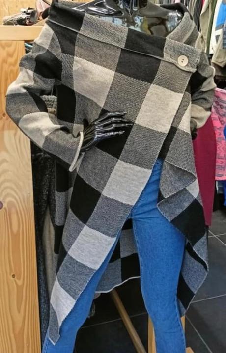 Cardigan s vlnou s/m, s