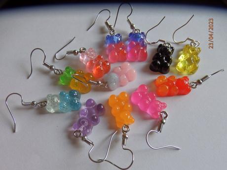 Náušnice medvedíky, 