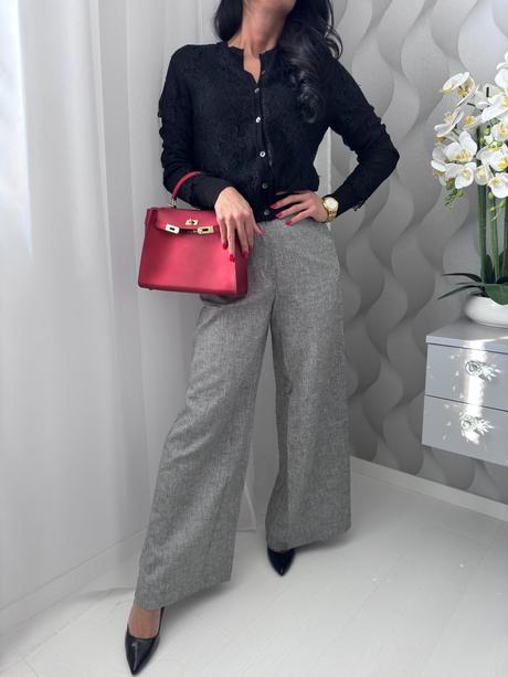 Givenchy - čipkovaný sveter, m