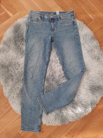 Super riflové nohavice 146/152, h&m,146