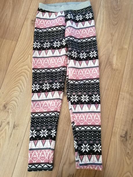 Zaplene leginy na zimu vel. 160, h&m,158