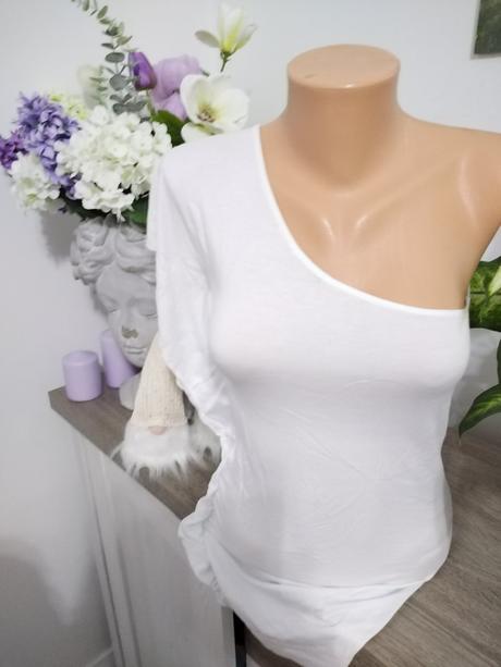 Tielko, top, krasne biele s, m,