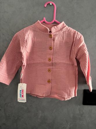 Mušelinová košilka, new baby,86